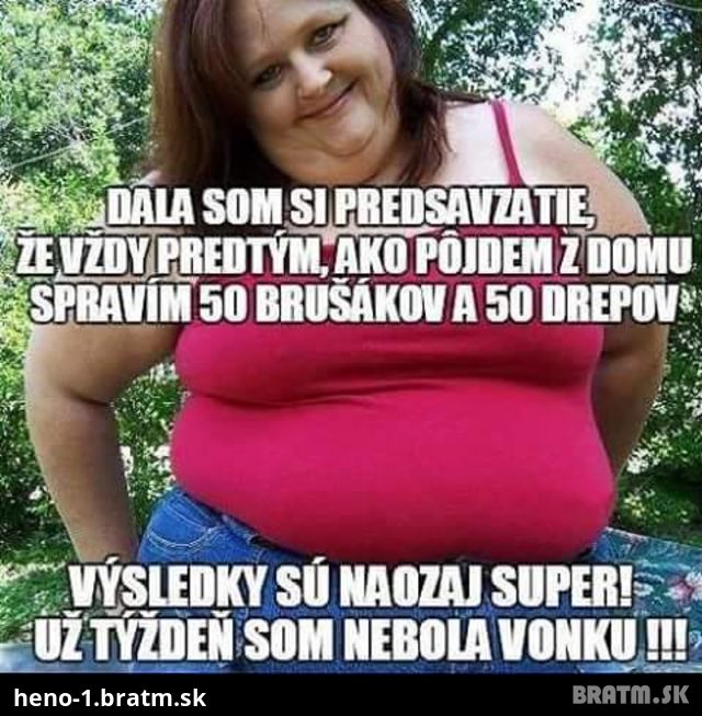 Aj takto sa plnia predsavzatia :D :D