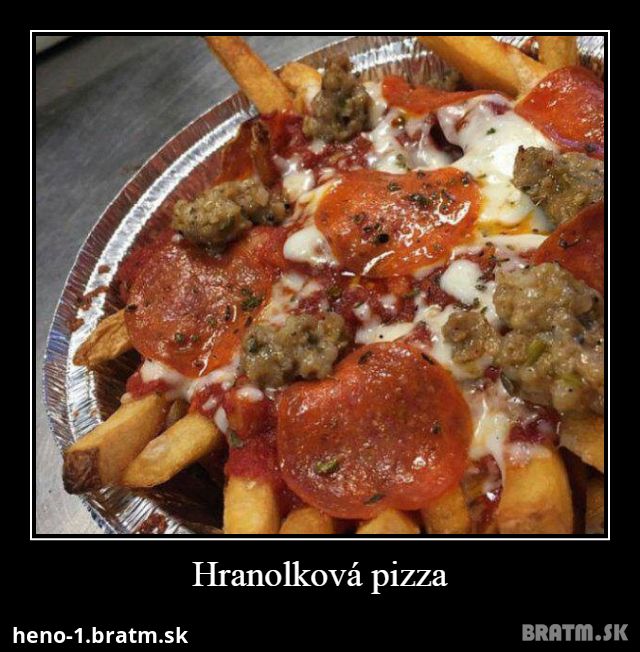 Hranolková pizza :) :D