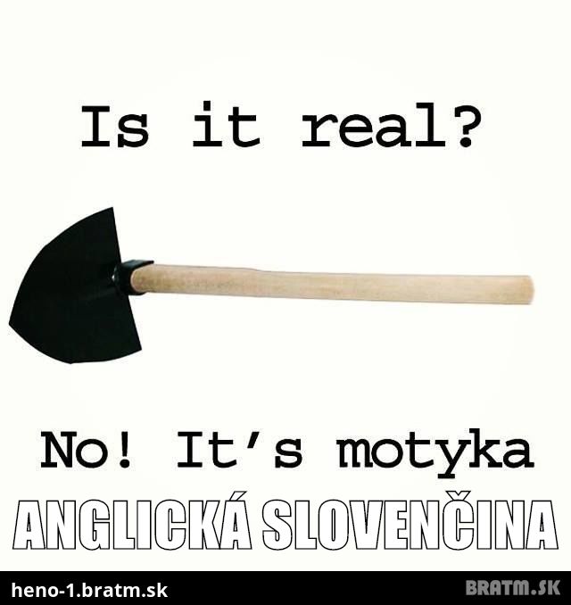 Anglická slovenčina :D :D :D