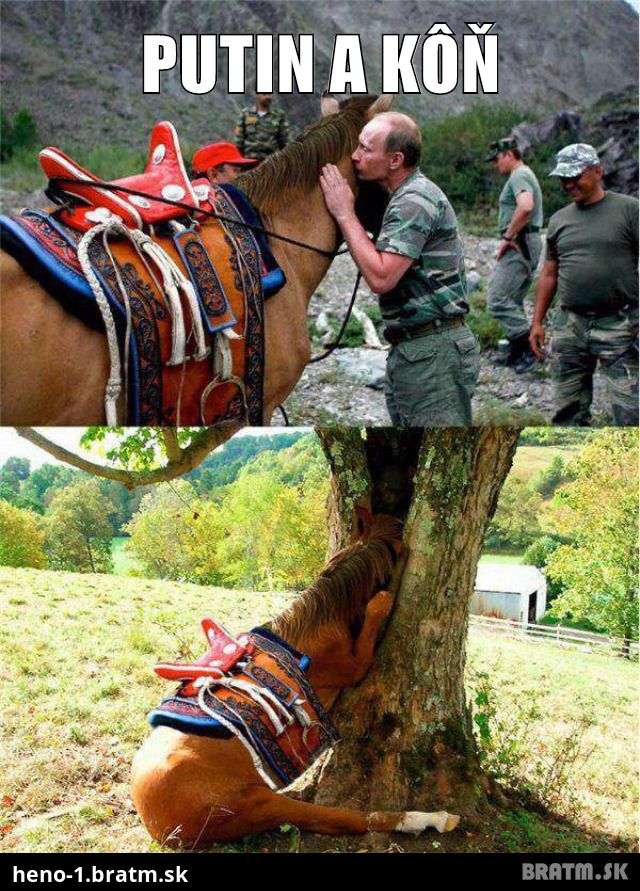Putin a kôň :D :D