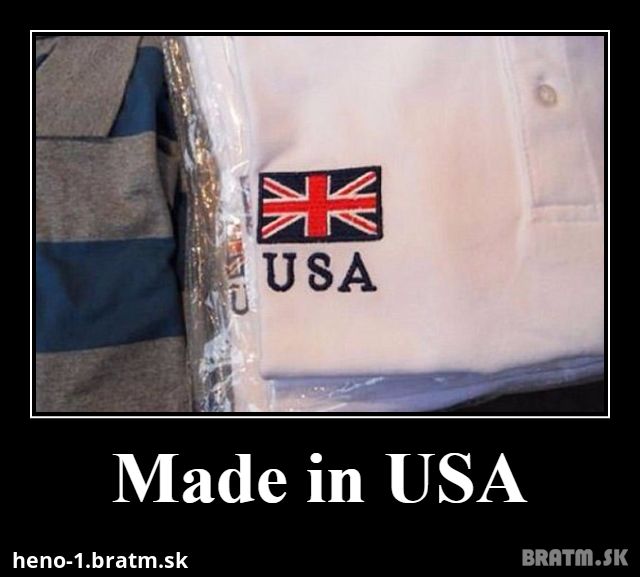 Made in USA :D :)