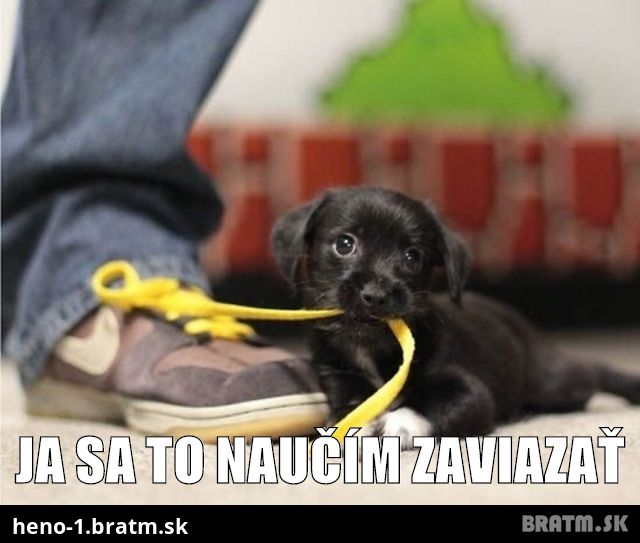 Ja sa to naučím zaviazať :P