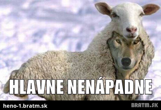 Hlavne nenápadne :O