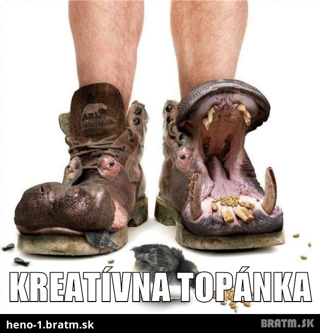 Kreatívna topánka :O