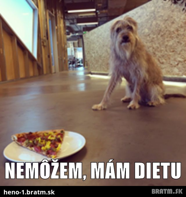 Nemôžem, mám dietu