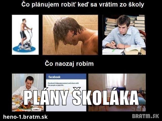 Plány školáka