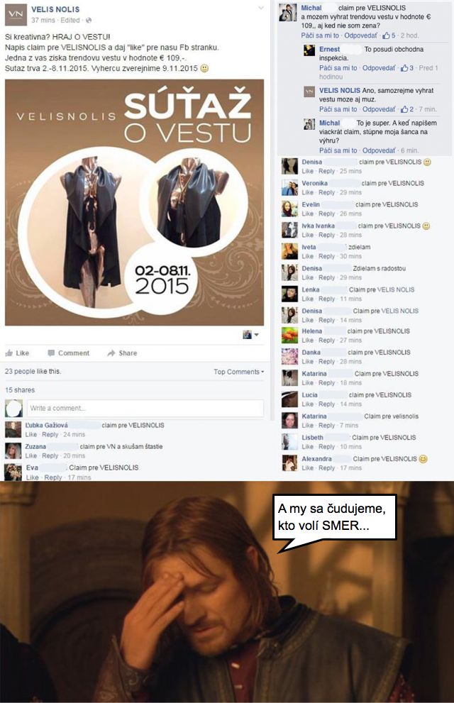 Voliči SMERu hrajú o vestu