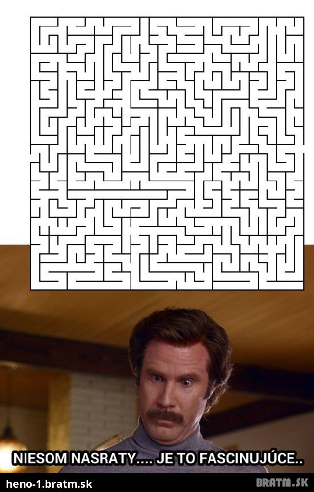 Nájdeš cestu z labirintu von? :D