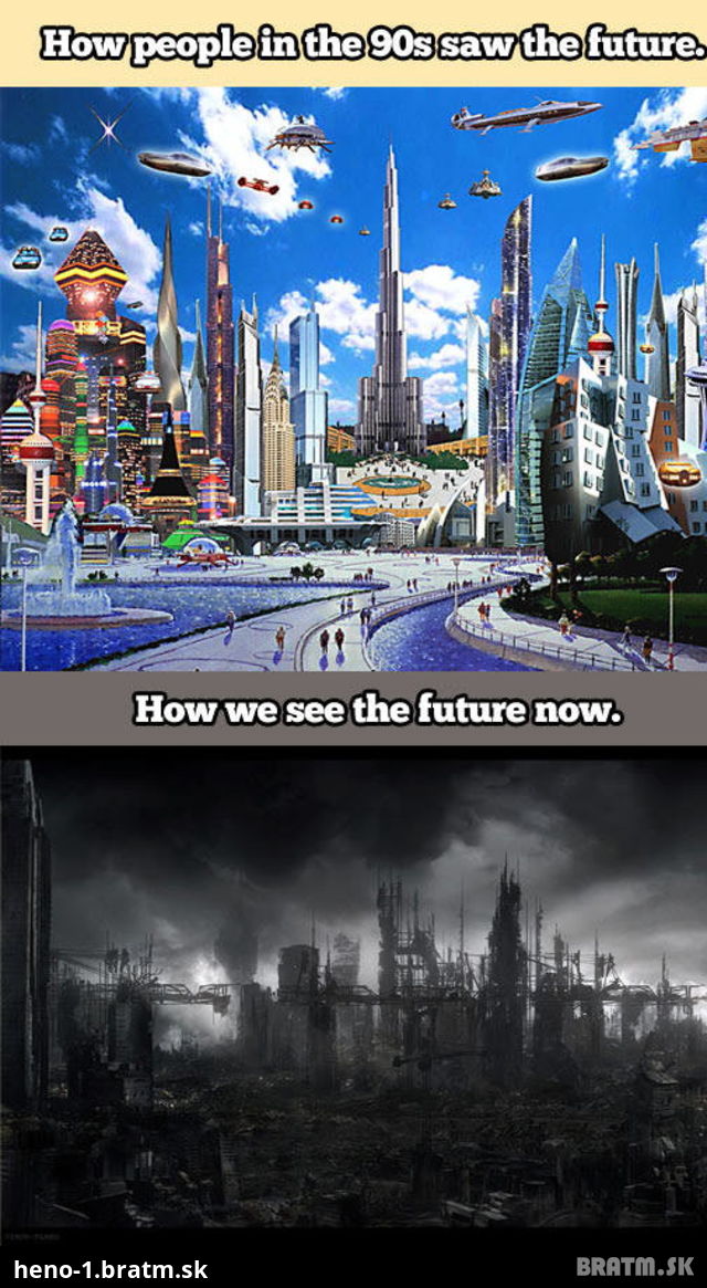 Ako videli ľudia budúcnosť kedysi a ako teraz...