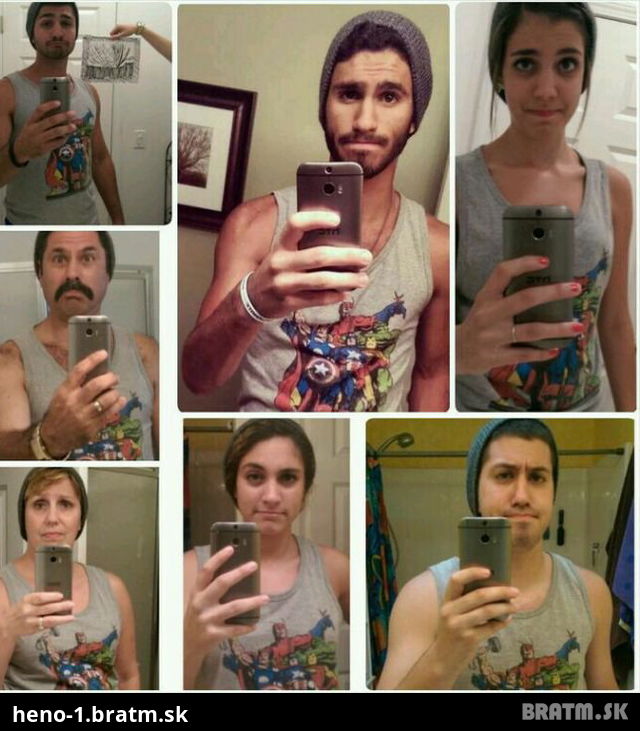 Celá rodina si urobila selfie parodiu na ich člena .D