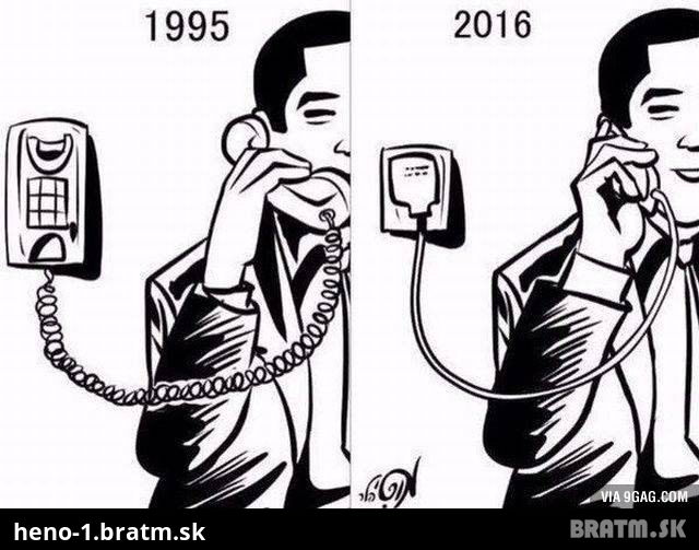 Telefon 1995 vs 2016:D
