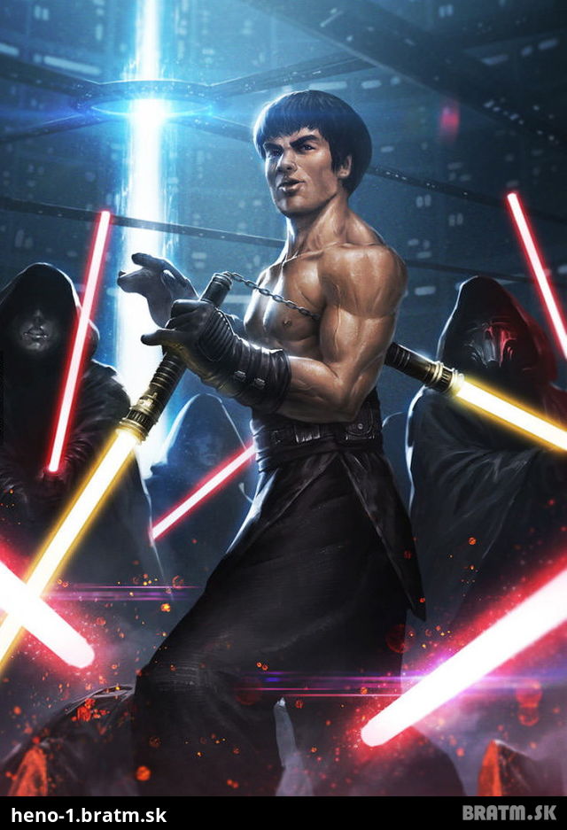 Bruce Lee ako Jedi :D