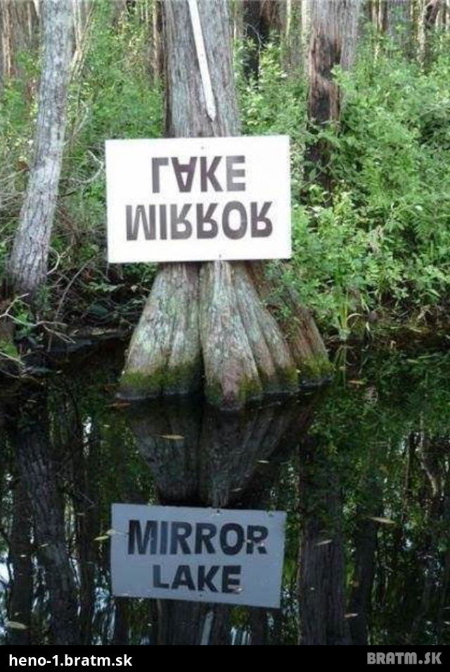 Miror lake :D TOto jazero ma unikatne oznacenie :D