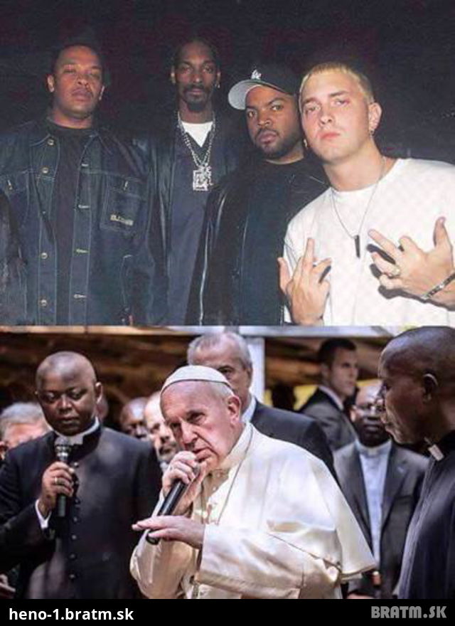 Vieš čo spája Eminema a pápeža Františka?? :D
