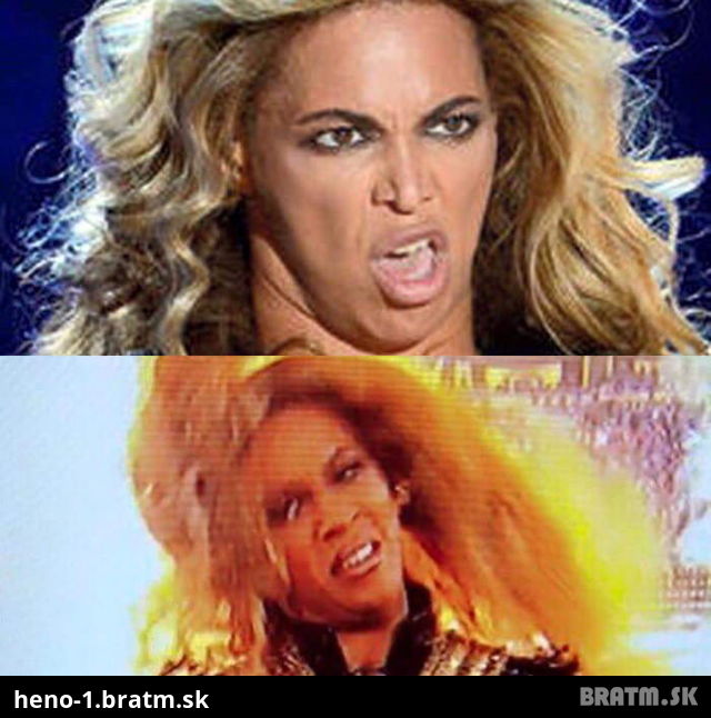 Beyonce vtedy a teraz :D