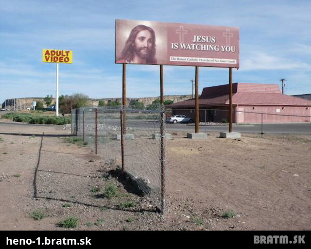 Cirkev dala svoj bilboard pri kontroverznú predajňu... to je haluz!