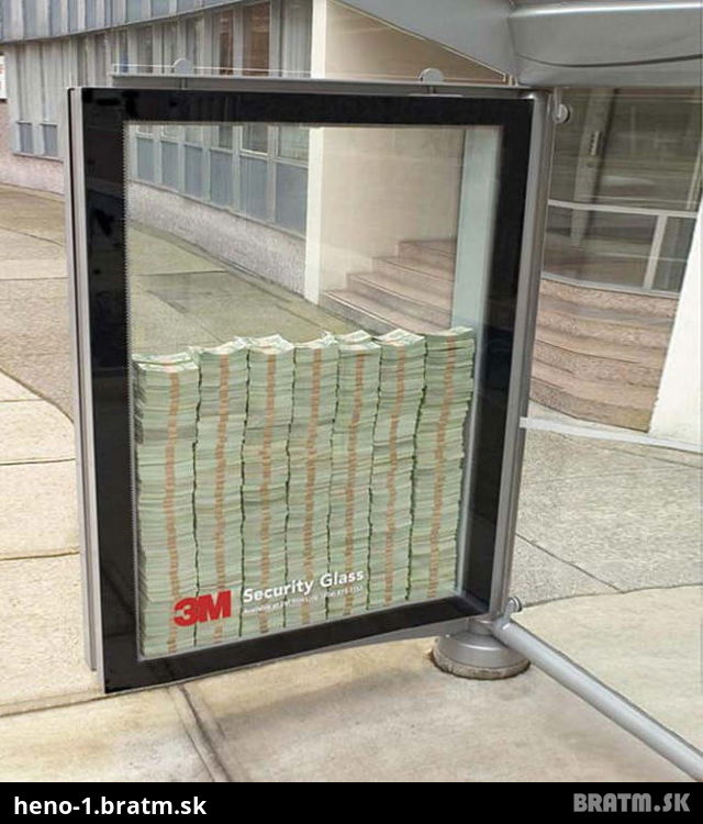Spoločnosť 3M ponúka peniaze za to ak si ich dokážete ulúpiť z ich bezpečnostného skla! :)
