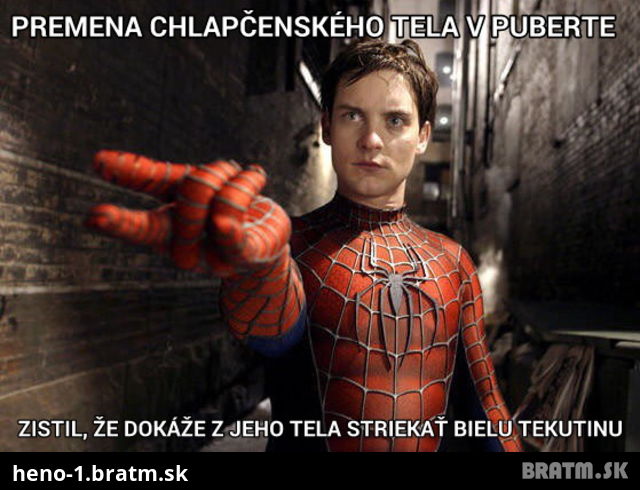 Tak toto je zabité! :D Spiderman v puberte :D