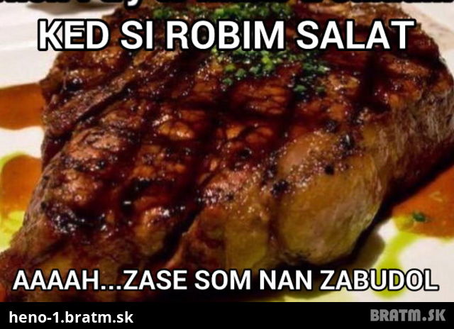 Vzdy ked mam chut na salat, tak dopadnem takto! :D