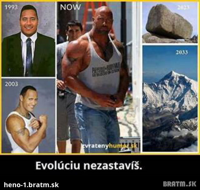 The Rock a jeho evolúcia :D