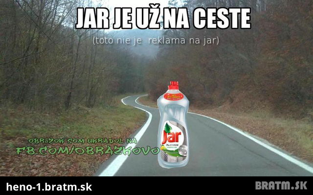 Je uz jar konecne na ceste?:D