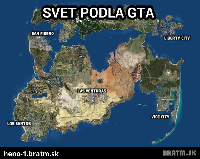 Ako by vyzerala planeta podla GTA.. :D