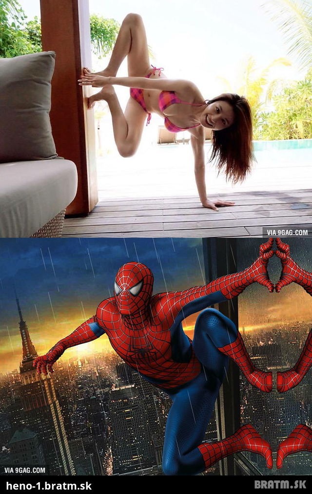 Chceli by ste aby vasa priatelka robila doma spidermana?:D