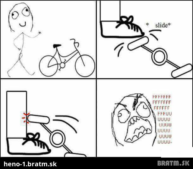 Ide leto... bicyklisti toto je meme venované len a len vám! :D