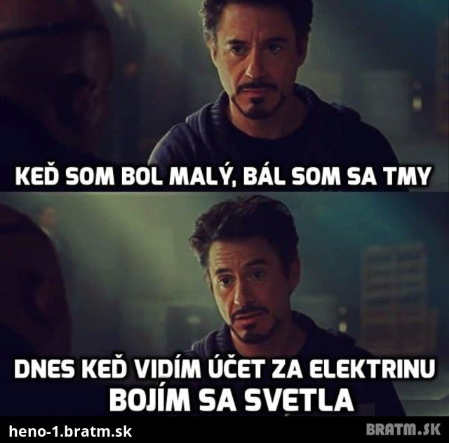 Viete čo sa bál Iron Man keď bol malý?:D