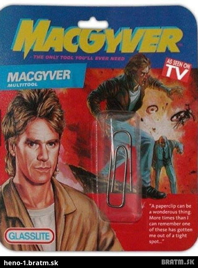 MACGYVER darčekový set :D