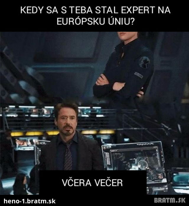 Niečo k brexitu.. všade počujem samých analytitkov :D