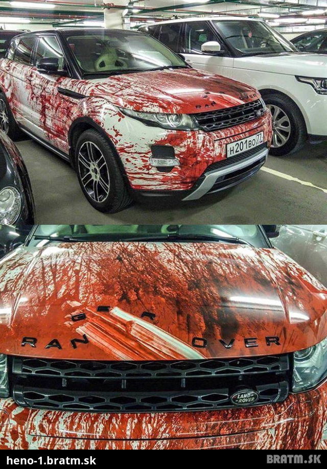 Tak toto je kreatívne! Pozri sa ako je pomalované toto auto...