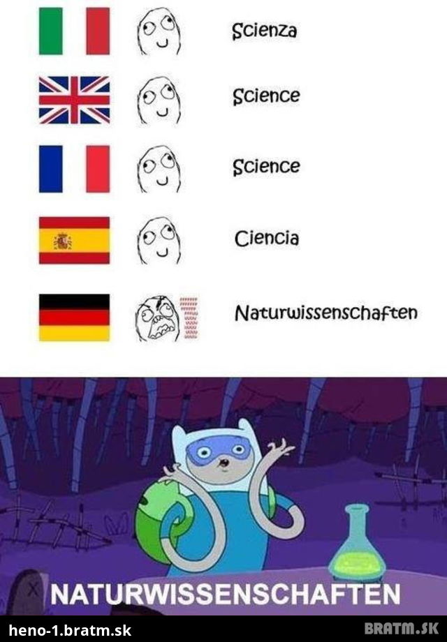 Veda v iných jazykoch...finále je na konci :D