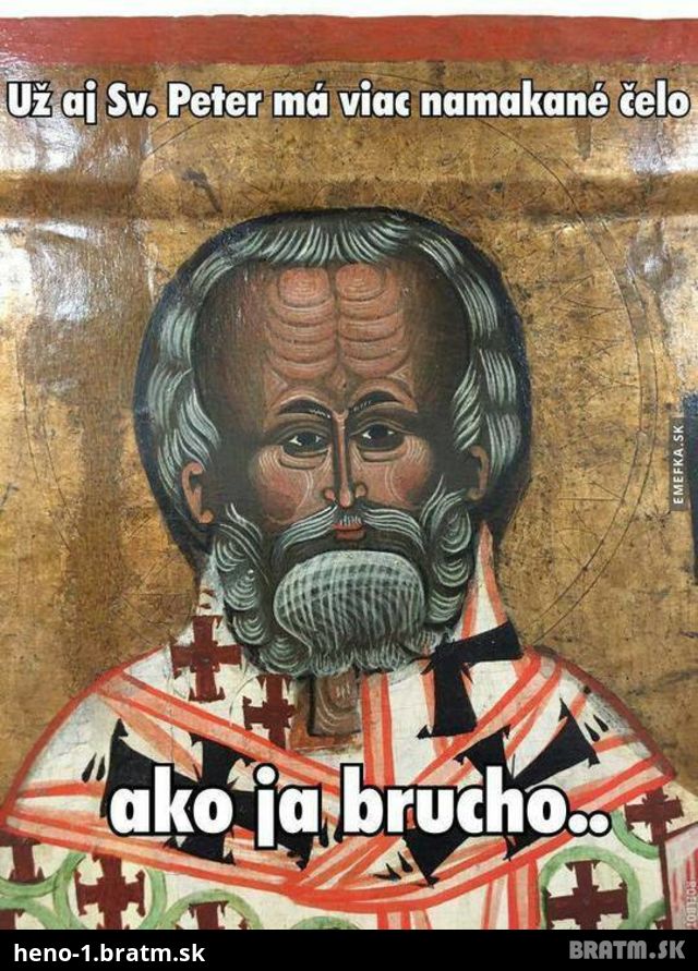 Sv. Peter bol namakaný, tu je dôkaz :D