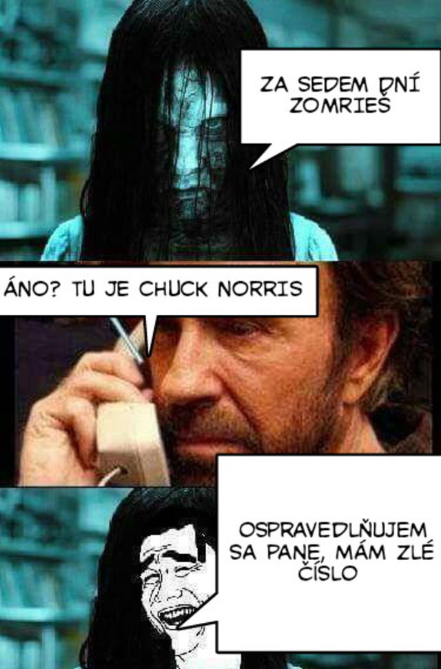 Chuck Norris vs smrť :D