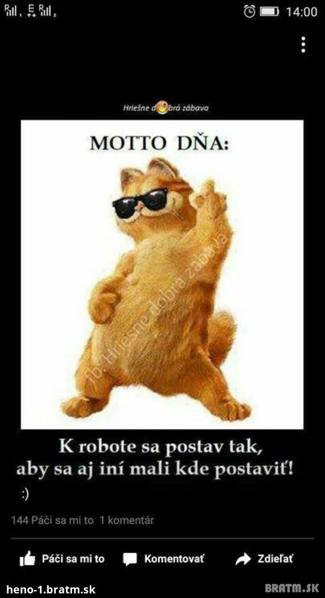 Motto dňa! :D