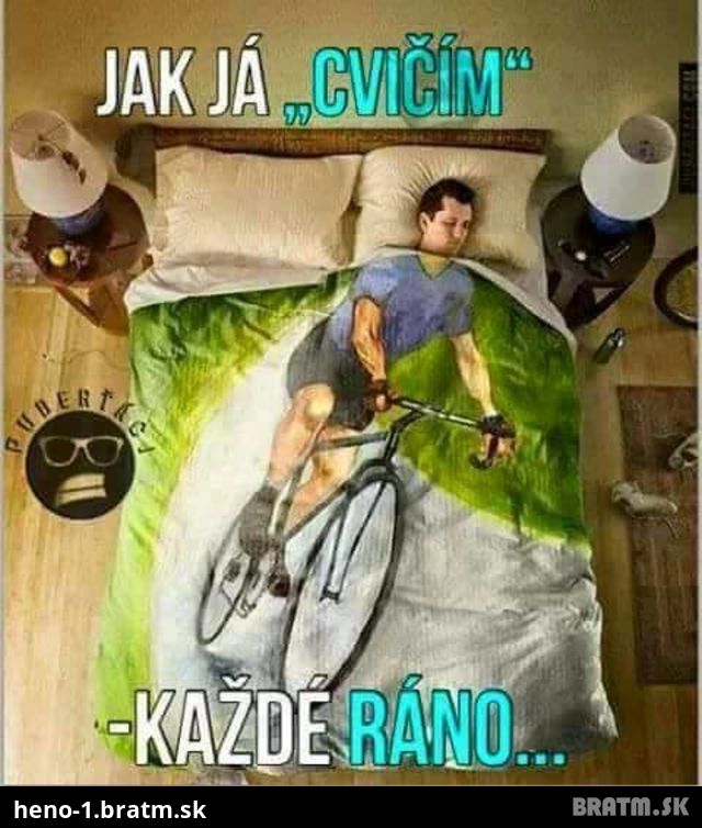Ako sa cvičí v posteli :D Inšpirujte sa :D