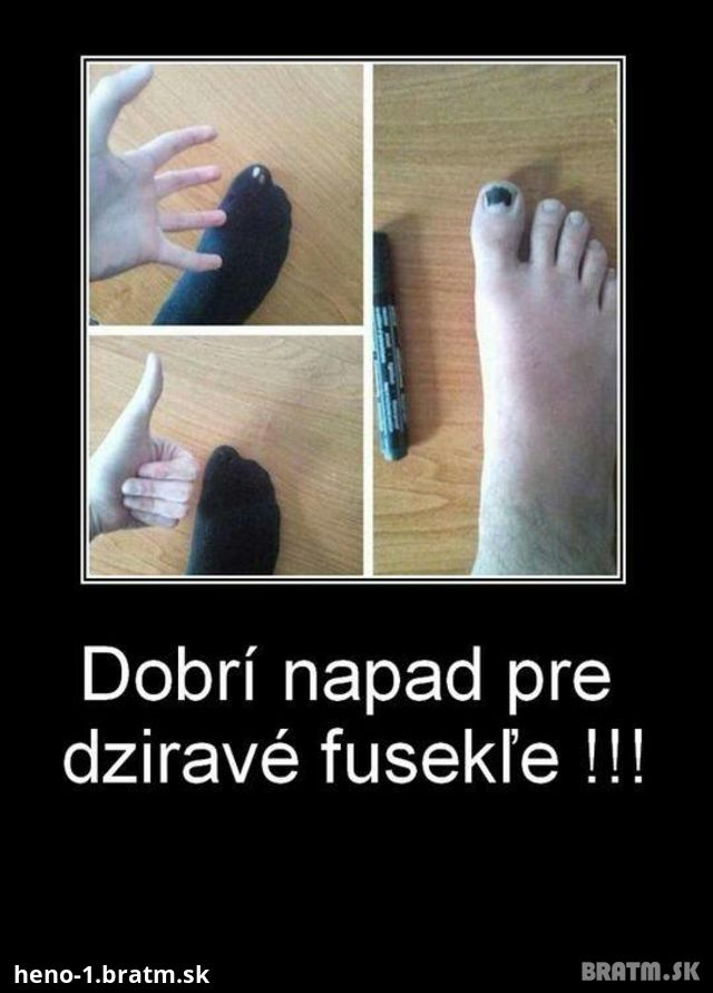 Dieravé ponozky? Tu je riesenie?