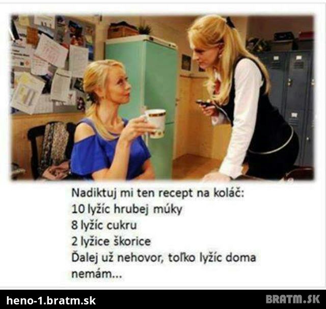 ženy a ich recepty :D