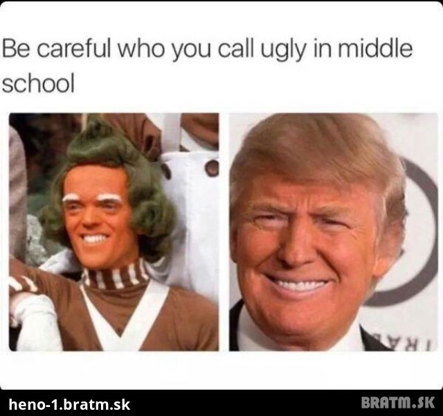 Bléééééééé...trump je ako škaredý :D