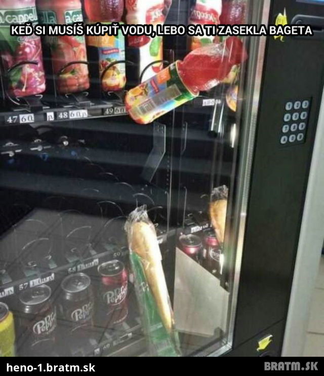 Toto sa mi vždy stane v automate :D