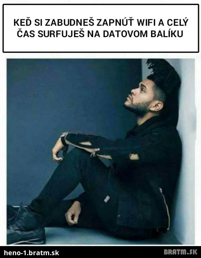 Nečakané surfovanie na datovom baliku zabolíí :D