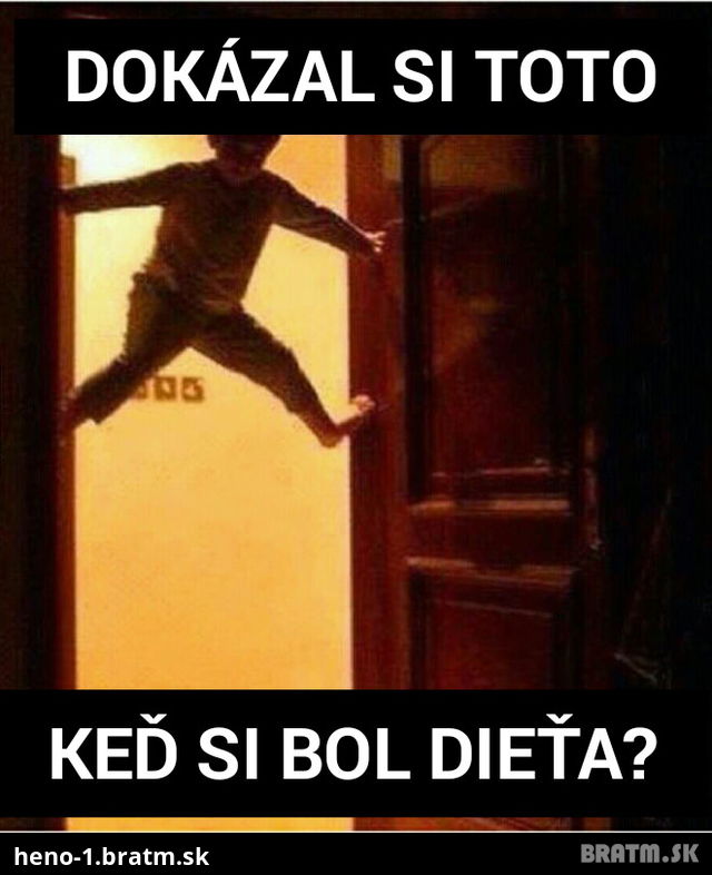 Ja som toto dokázal a ty ?:D Prosím dajte do komentu, kto to aspon raz skusil :D