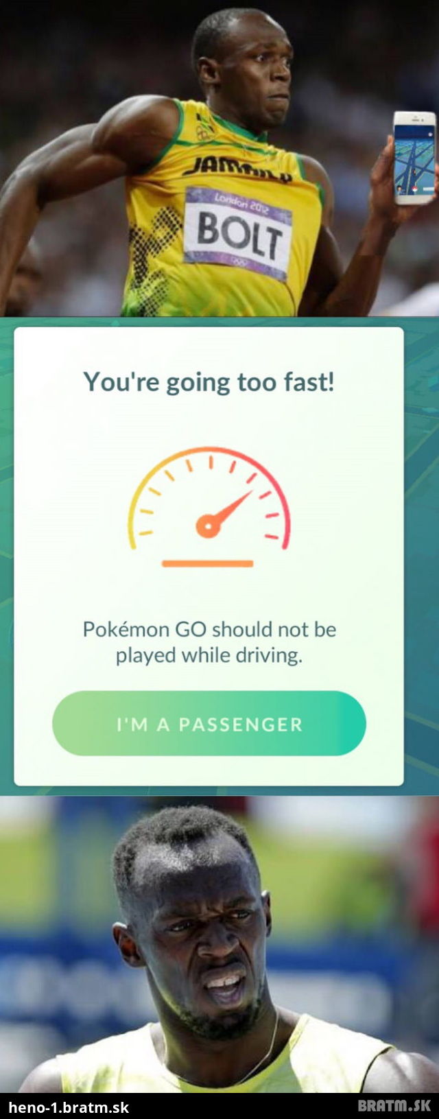 Dovod prečo Bolt nemôže hrať Pokemon GO
