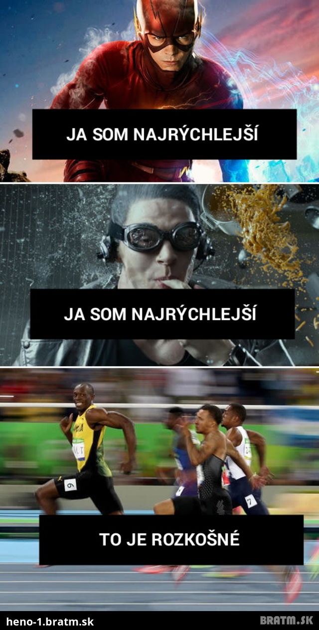 Viete, kto je najrýchlejší?
