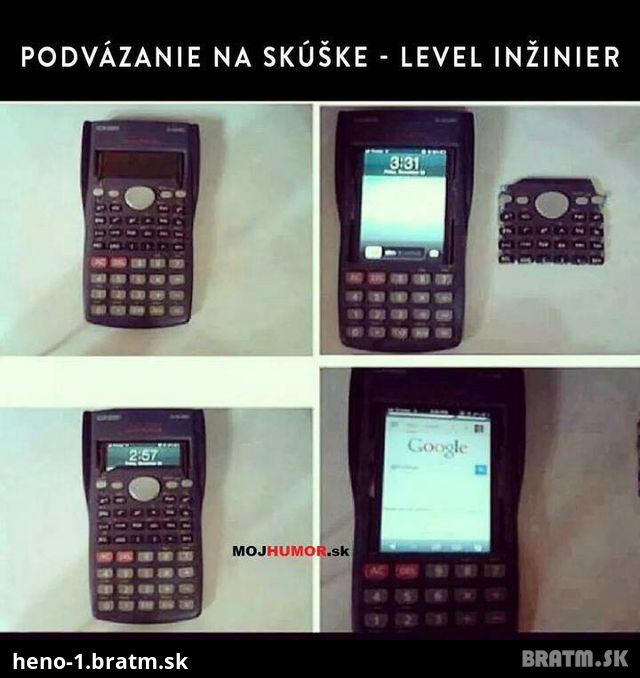 Takto sa podvádza počas skúšiek na VŠ :D