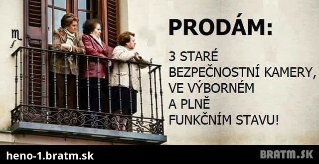 Predám 3 bezpečnostné kamery... zachovalé :D