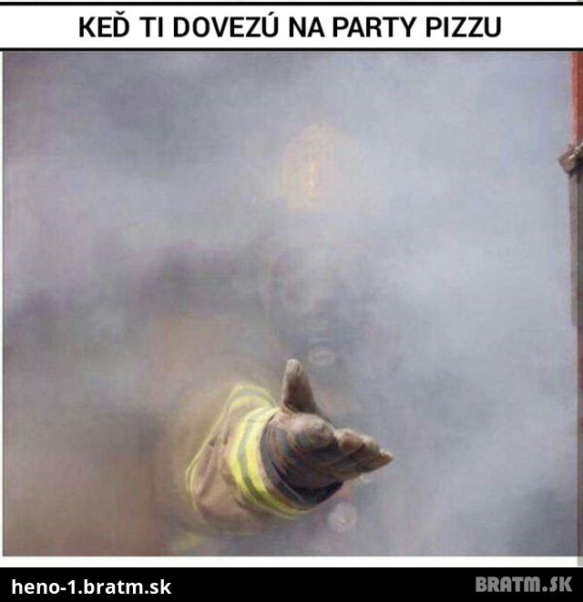 Party a pizza to ide k sebe! A takto si to predstavujeme :D