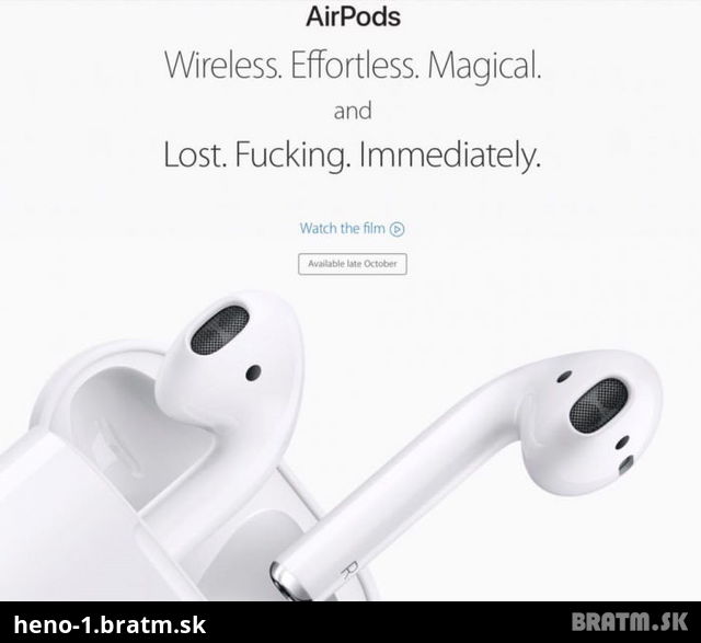 AirPods... a čo vás napadlo pri pohľade na ne?