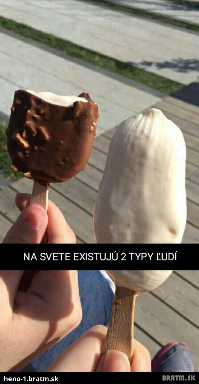 Na svete su 2 typy ludi :D